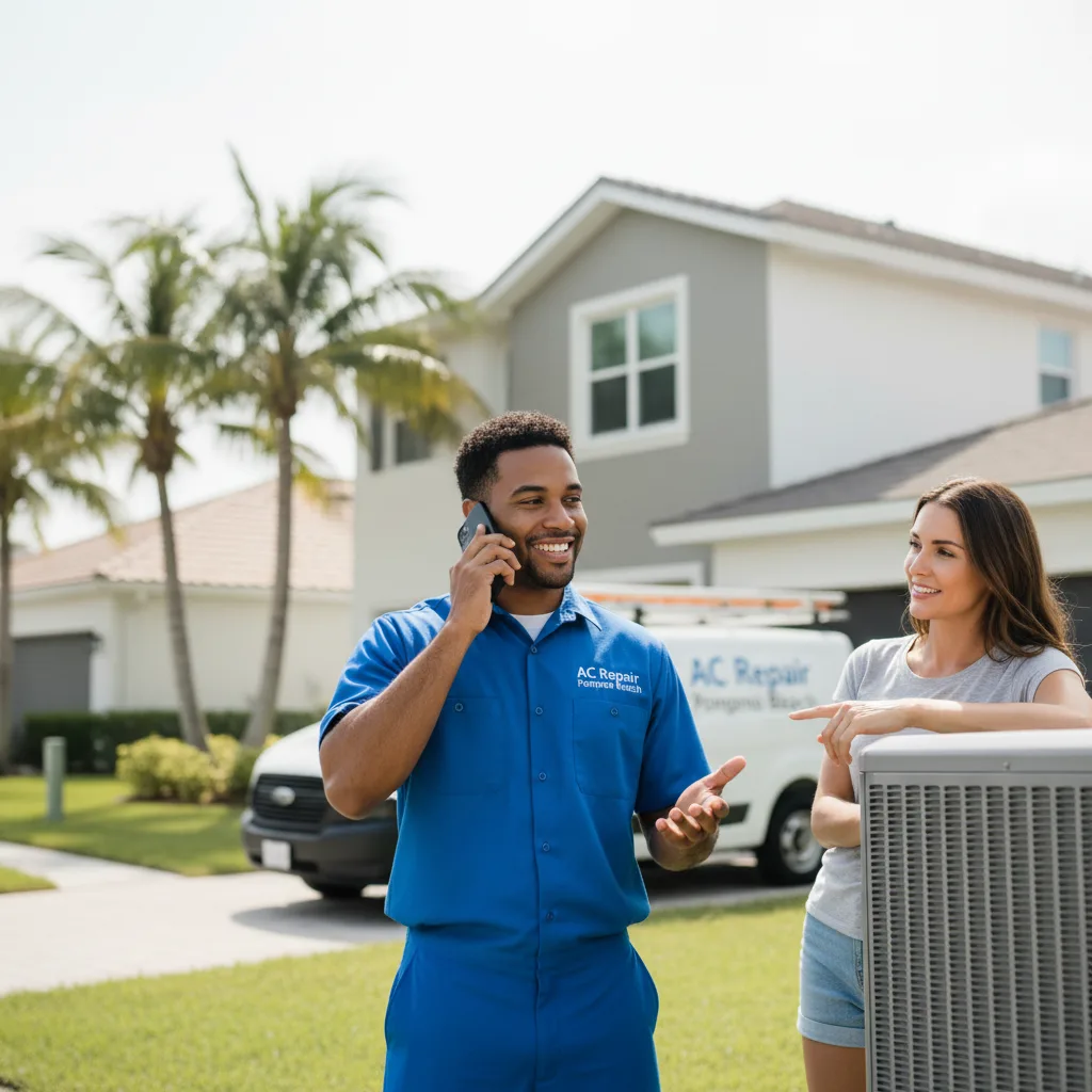 AC Repair Pompano Beach customer support in Colonial Beach